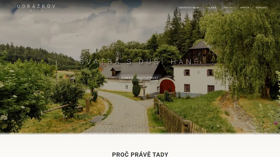 Ukázka projektu Firemní web